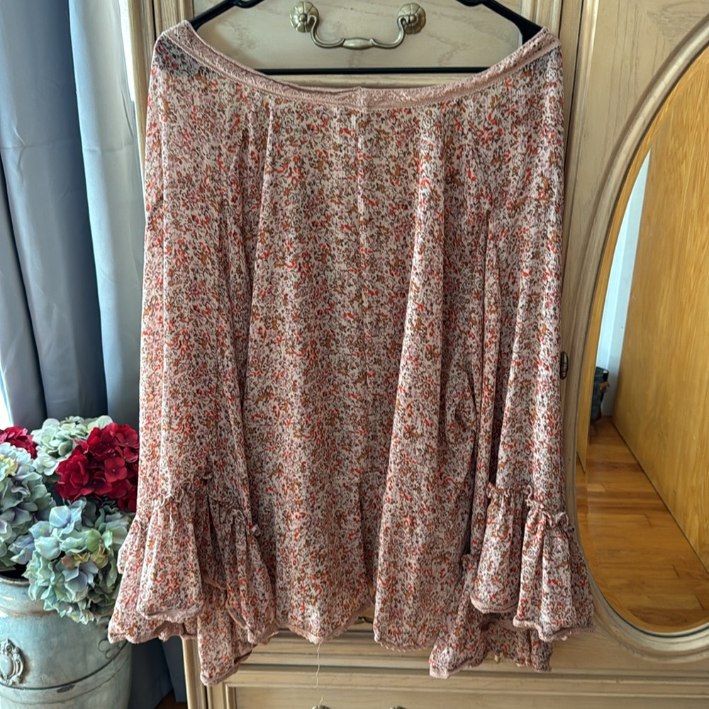 Free People Boho Cardigan Tie Top - Picture 13 of 13
